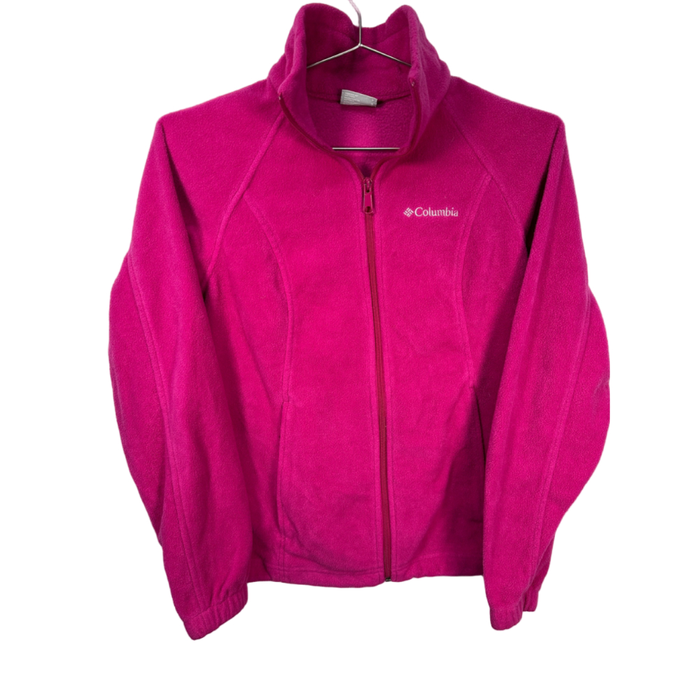 Columbia Fuschia Pink Fleece Jacket Small‎